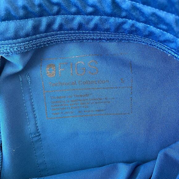 Figs Scrub Pants Womens S Blue Jogger Technical Collection Medical Nursing - Picture 4 of 7